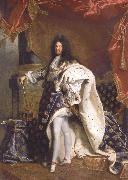 Hyacinthe Rigaud Portrait of Louis XIV oil painting artist